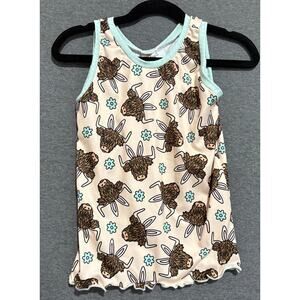 Bella Rain Boutique | Children's Kid's Girl's  Cow Easter Tank Top | 5T